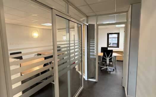 Bureaux modernes connectés et sécurisés